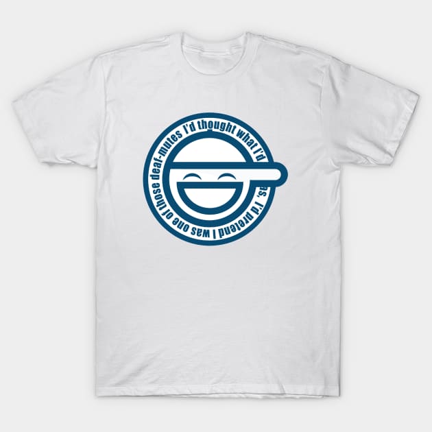 Laughing Man T-Shirt by Mitzkal